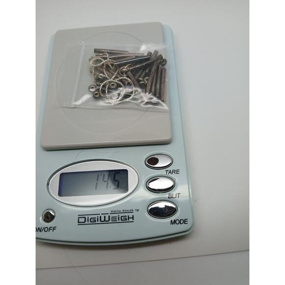 14.2 gr Vintage .925 sterling silver estate oxidized Jewelry Beads REPAIR CRAFT - Picture 9 of 11